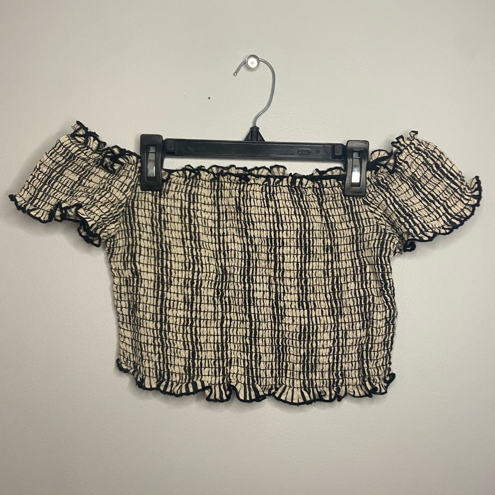 Show Me You MuMu Smocked Crop Top